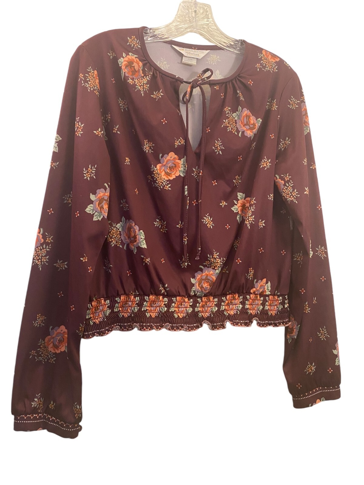 Vintage 1970’s Floral Peasant Top Skirt & Sash Rare See all pics Size 12 Medium