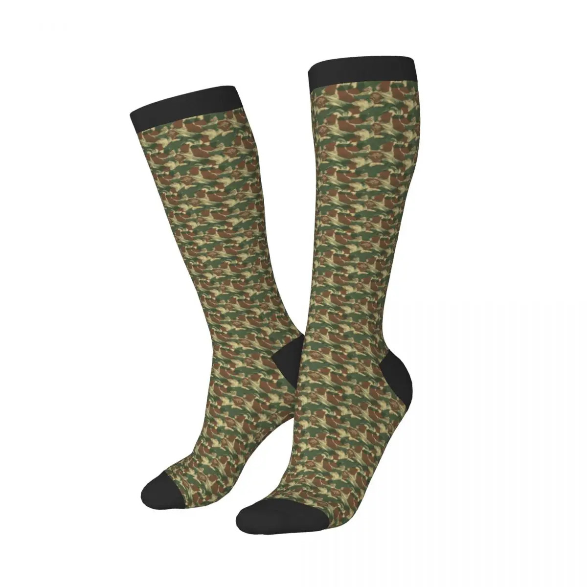 Rhodesian Brush Stroke Camouflage Socks Harajuku Stockings All Season Long Socks