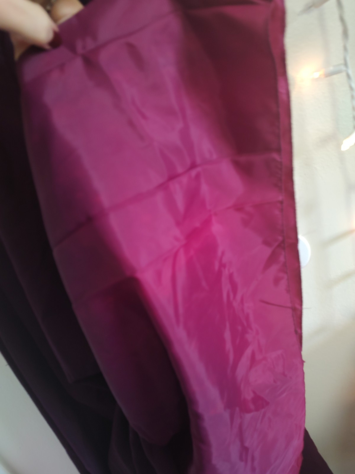 VTG 1994 Formal Gown Size S Burgundy Velvet Crepe Holiday Party Whimsigoth Vampy