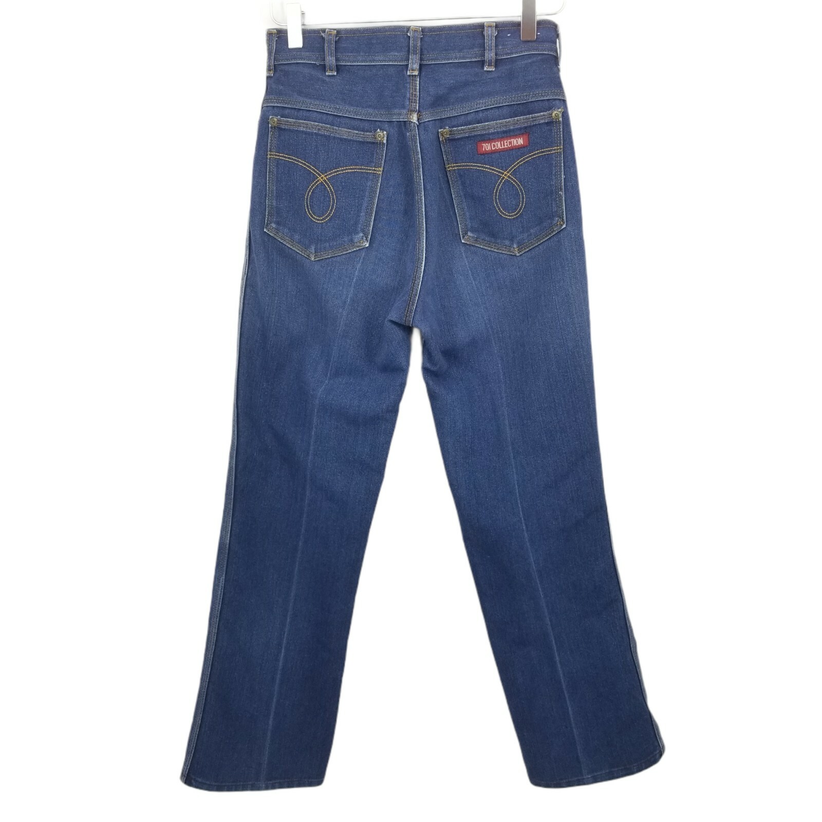 Vintage 701 Collection Womens Blue Dark Wash High Rise Denim Jeans Size 12