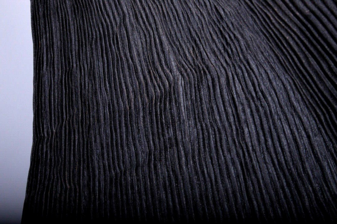 Vintage 60s Eloise Curtis Velvet Organdy Cocktail Dress Crystal Pleats S