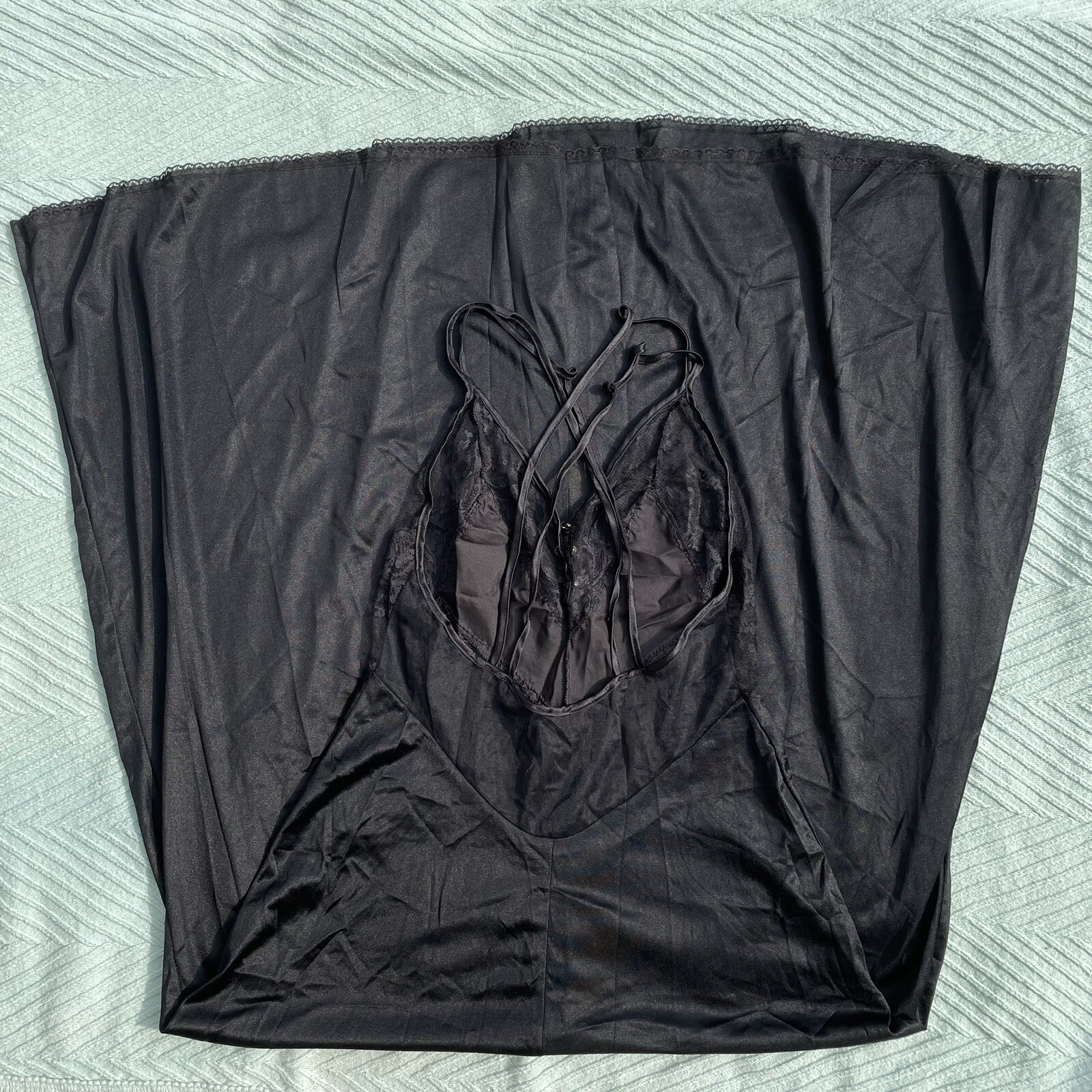 Vintage Pandora By Chic Lingerie Goth Slip Dress