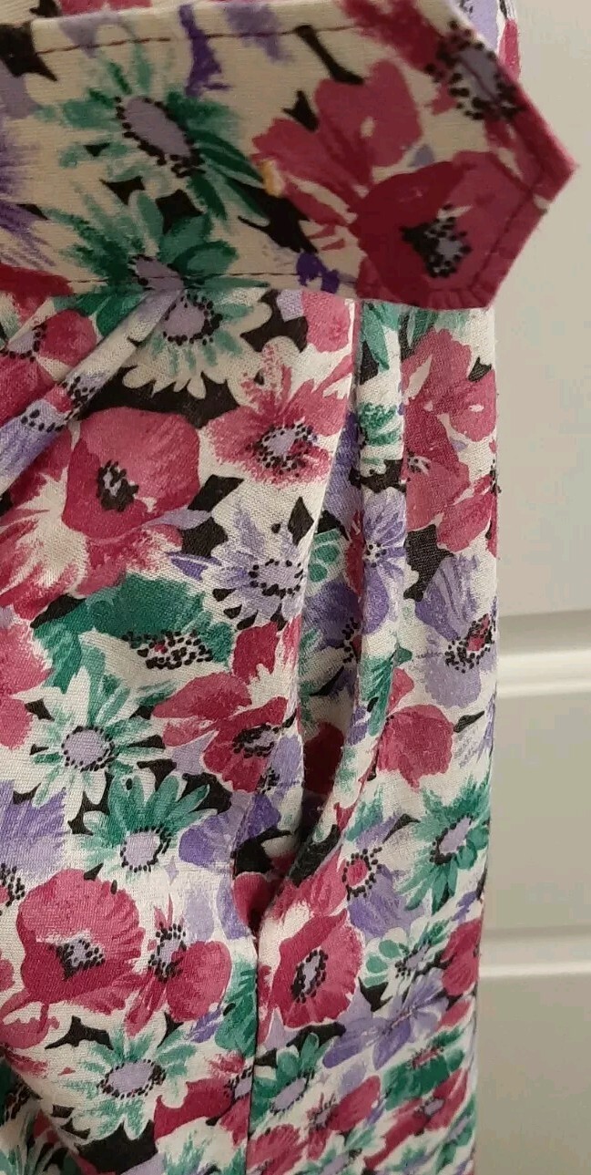 Vintage Darian Cottagecore Maxi Dress Belted Prairiecore 90’s Floral Size 14
