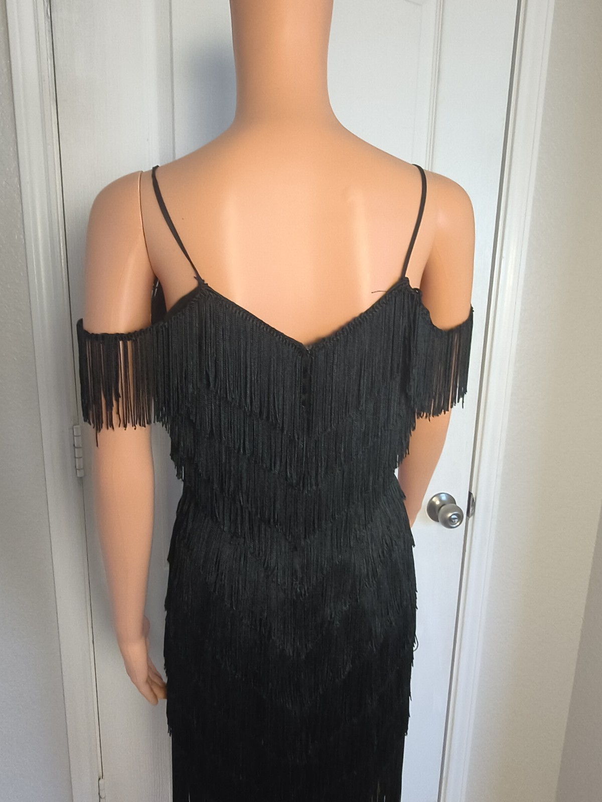 Vintage Fringe 80’s Flapper Sexy Party Dress Size 9/10 by TD4 Electra – DP32
