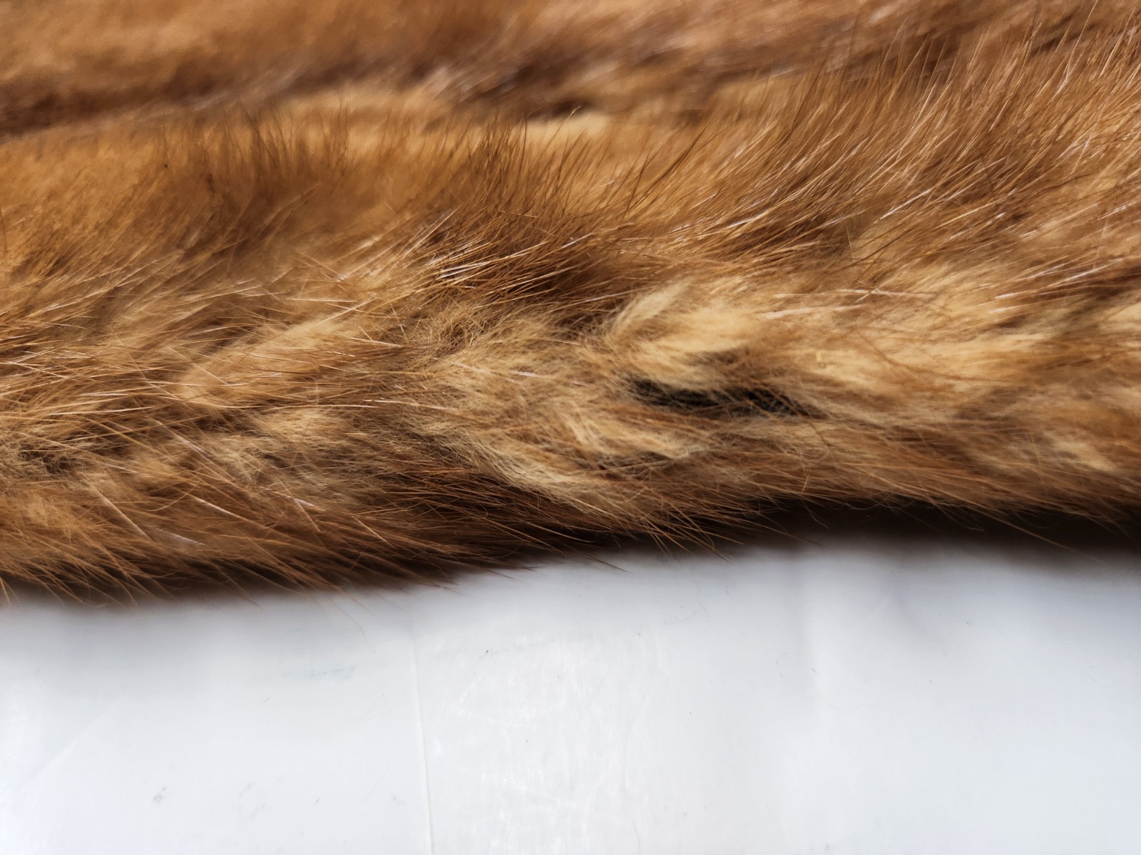 Vintage 1940s/50s Sanger’s Dallas Pastel Mink Fur Stole Wrap Needs Repairs As Is