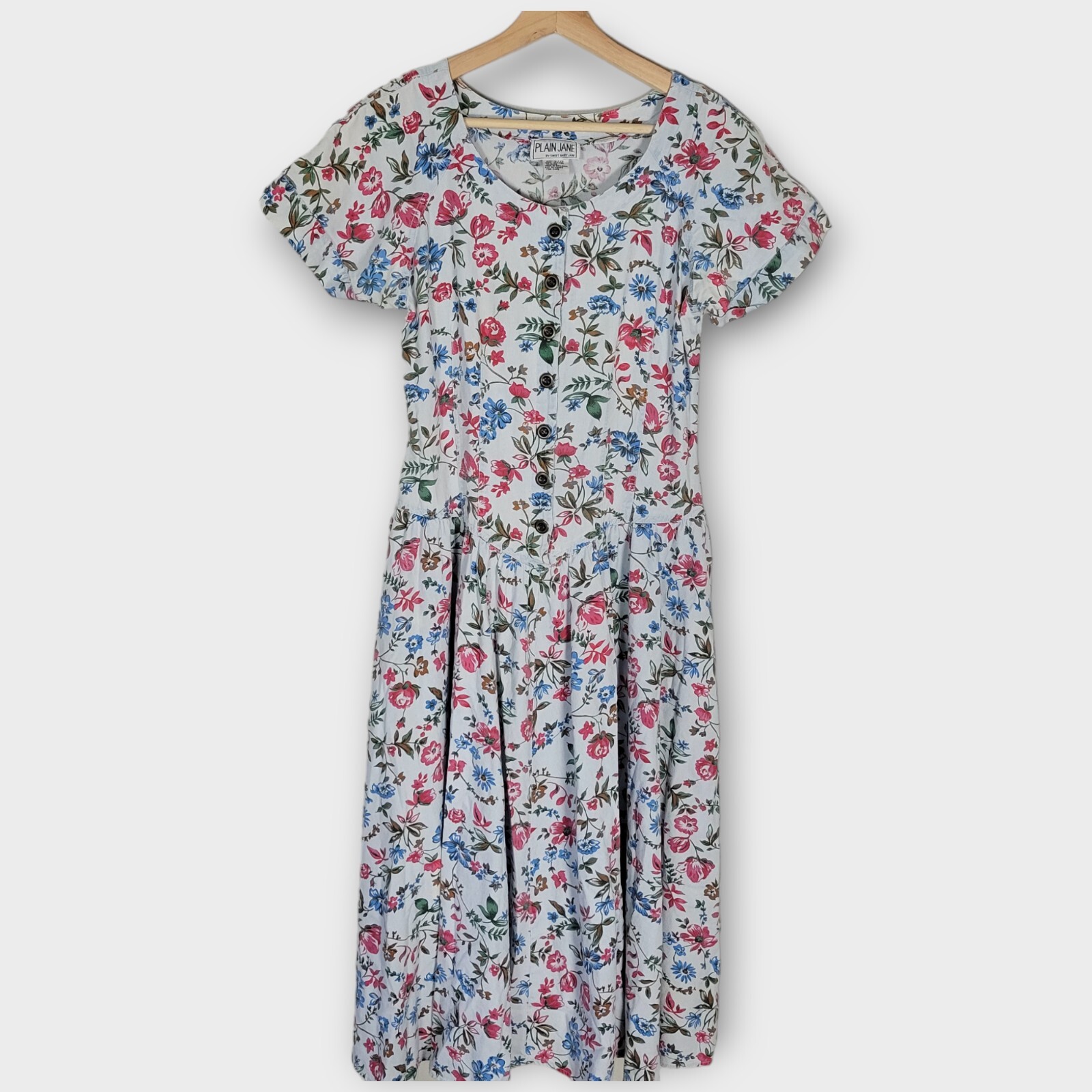 Vintage Plain Jane by Sweet Baby Jane Womens Country Cottage Floral 11 12 Dress