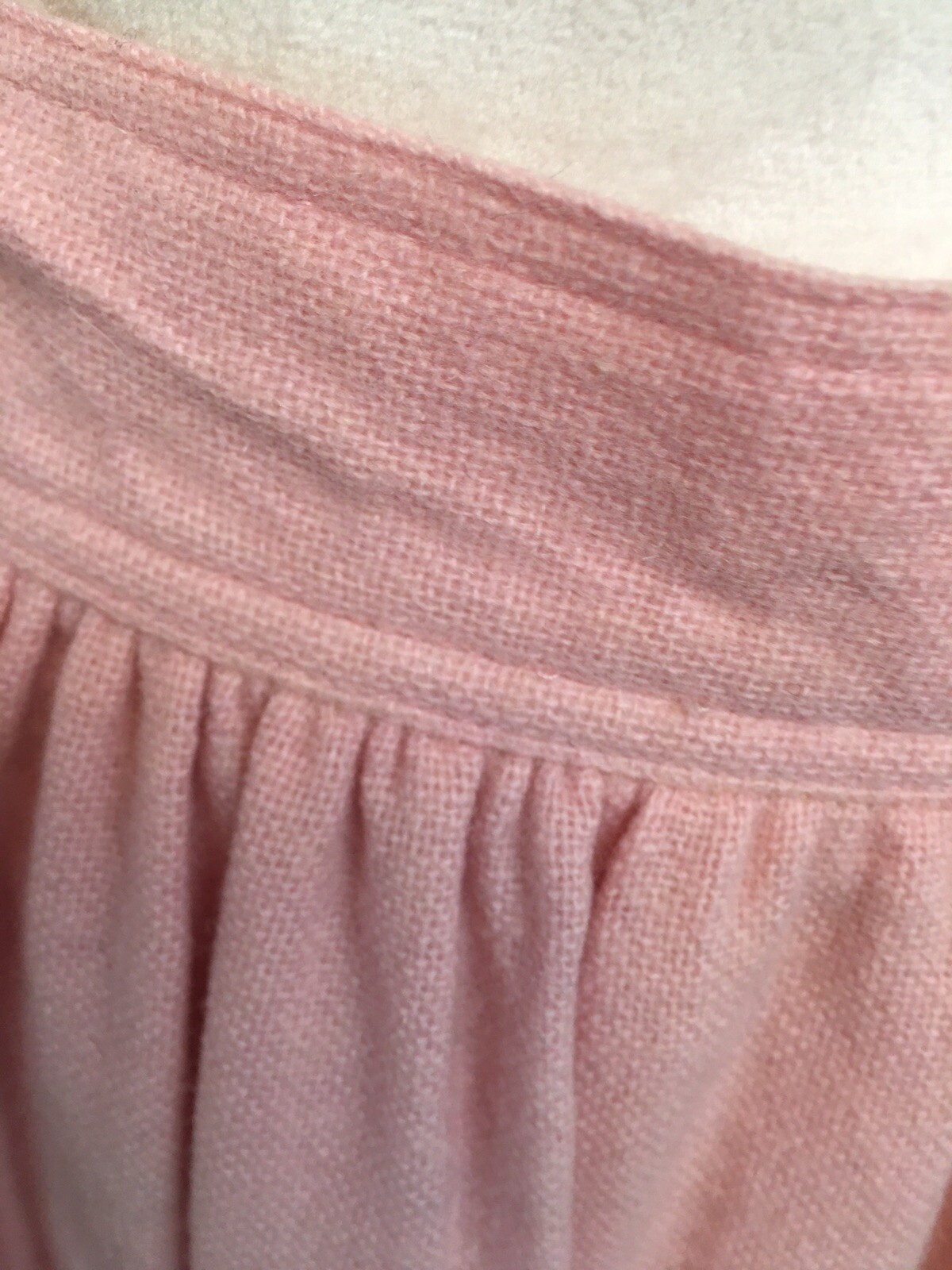 Calvin Klein vtg 80s angora blend maxi skirt pink size 10 fits 6