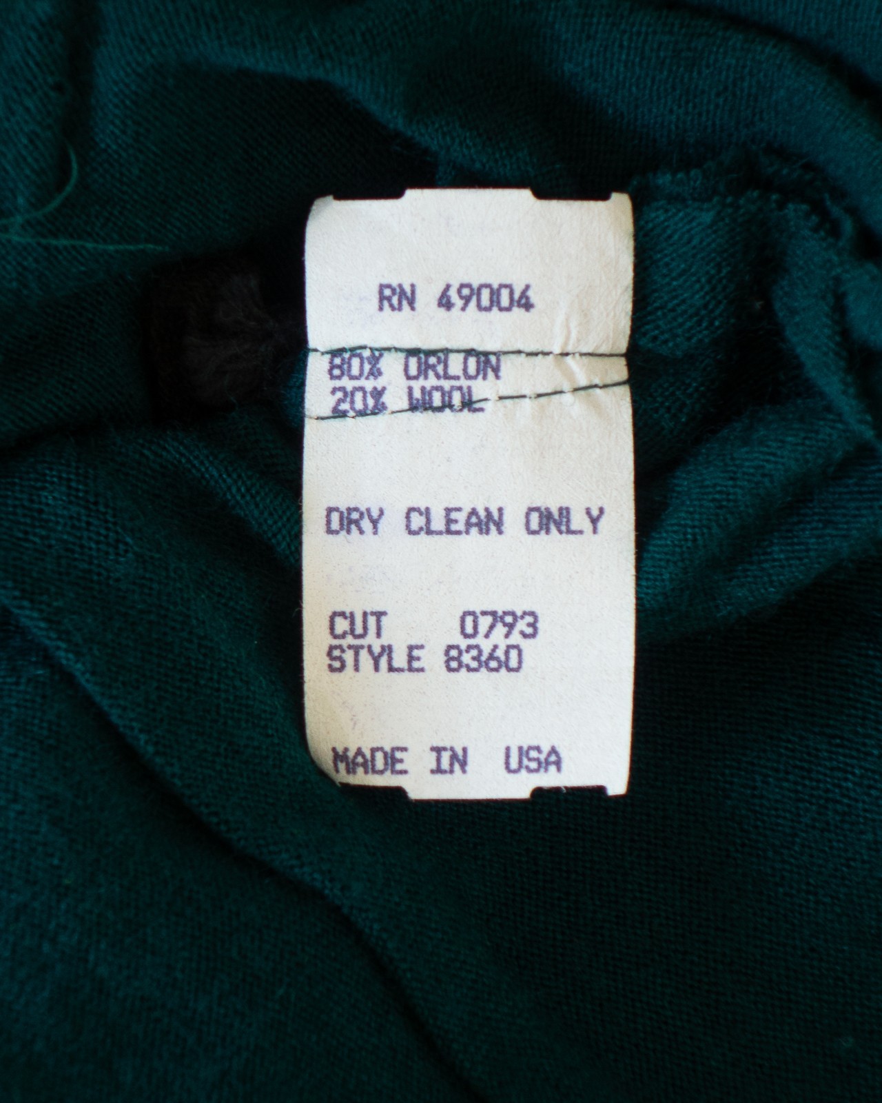 Vintage Nancy Johnson Long Sleeve Knit Wool Blend Maxi Dress, W’s 10 Teal