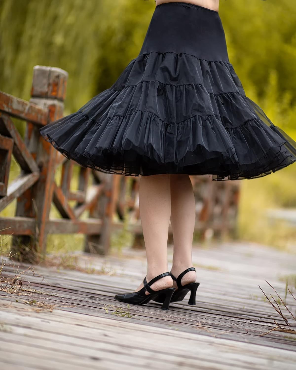 2-Layer Tulle Petticoat – Perfect for Rockabilly Dresses