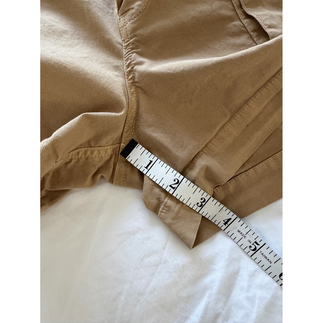 Nili Lotan Utility Short in Vintage Washed Solstice Size 12