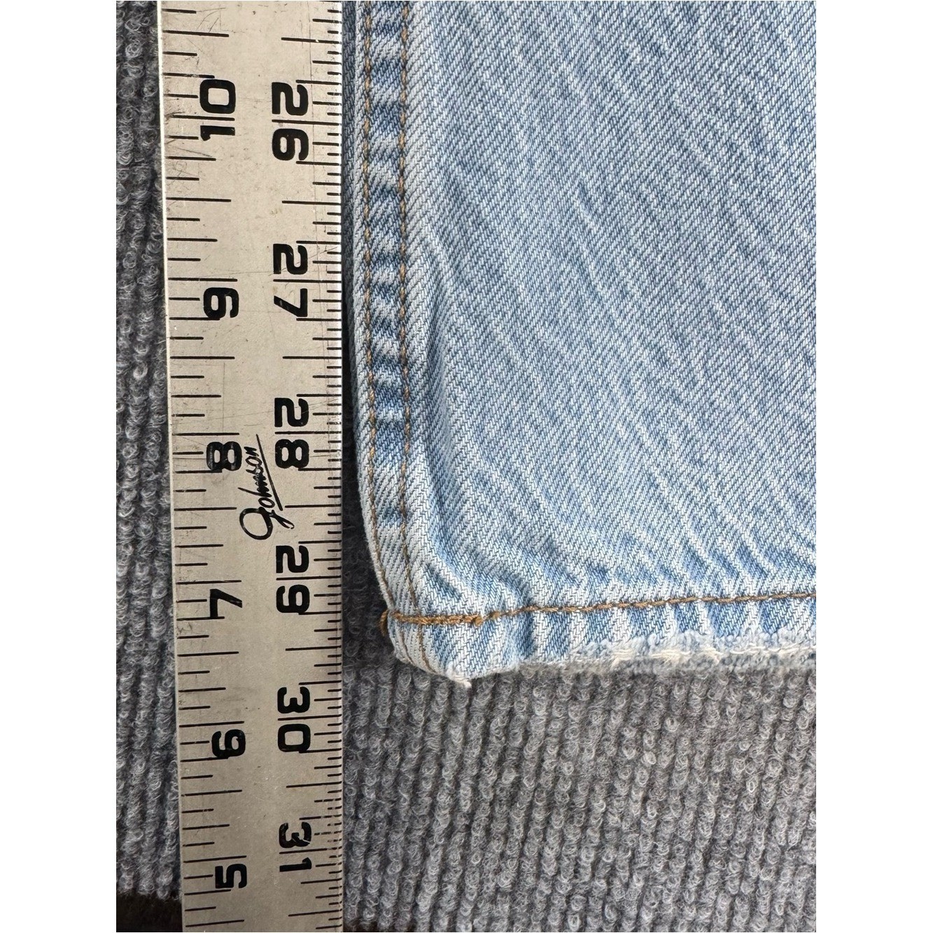 ABERCROMBIE & FITCH Loose High Rise Jeans 8 29 Slouchy 90s Grunge Skater Minimal