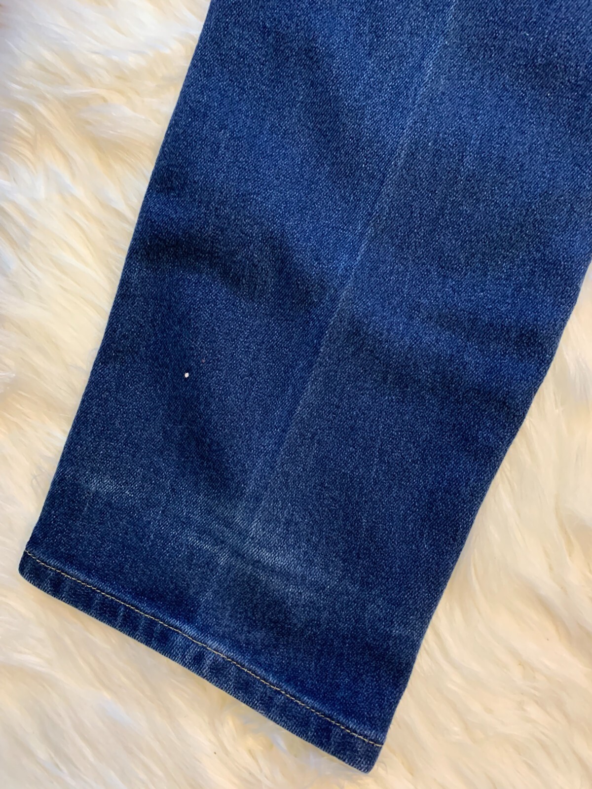 Vintage Lee Riders Blue Jeans Tag Women’s Sz 14ish USA Union Made Tapered READ