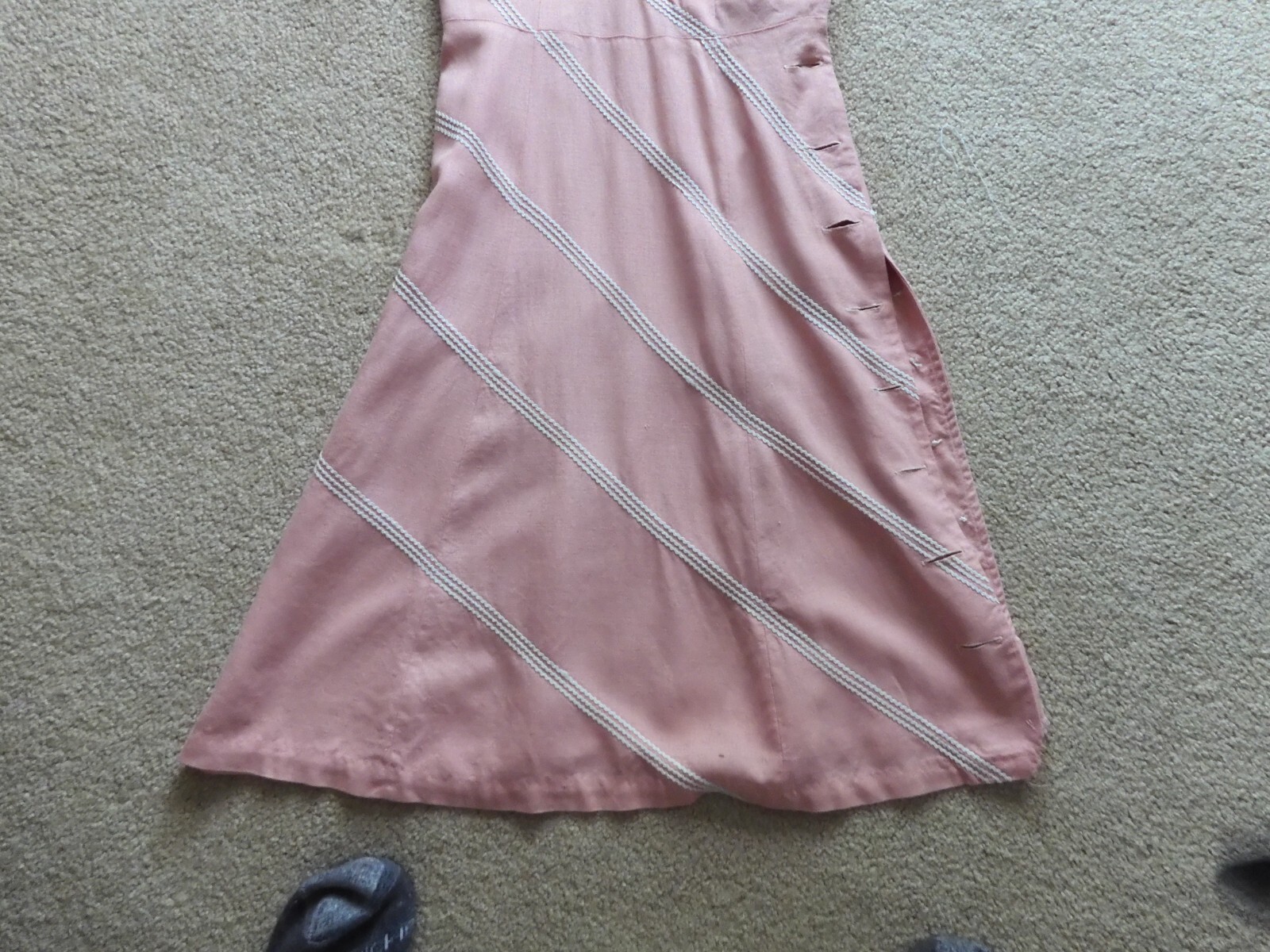 VINTAGE 1950s PAUL SACHS ORIGINAL PINK DRESS