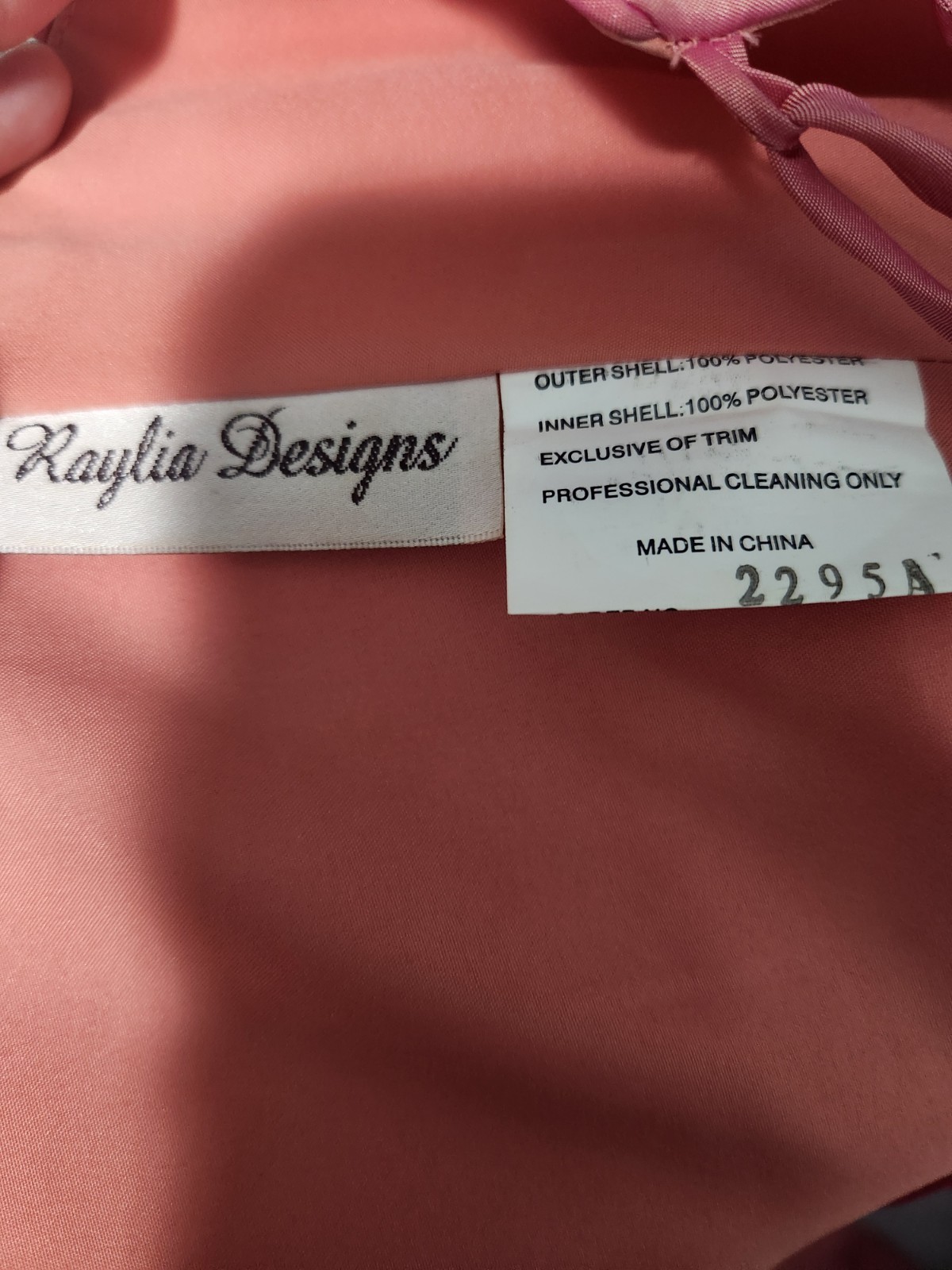 Y2K Raylia Designs Strapless Corset Gown Sz 14 Rose Pink Iridescent Taffeta Prom