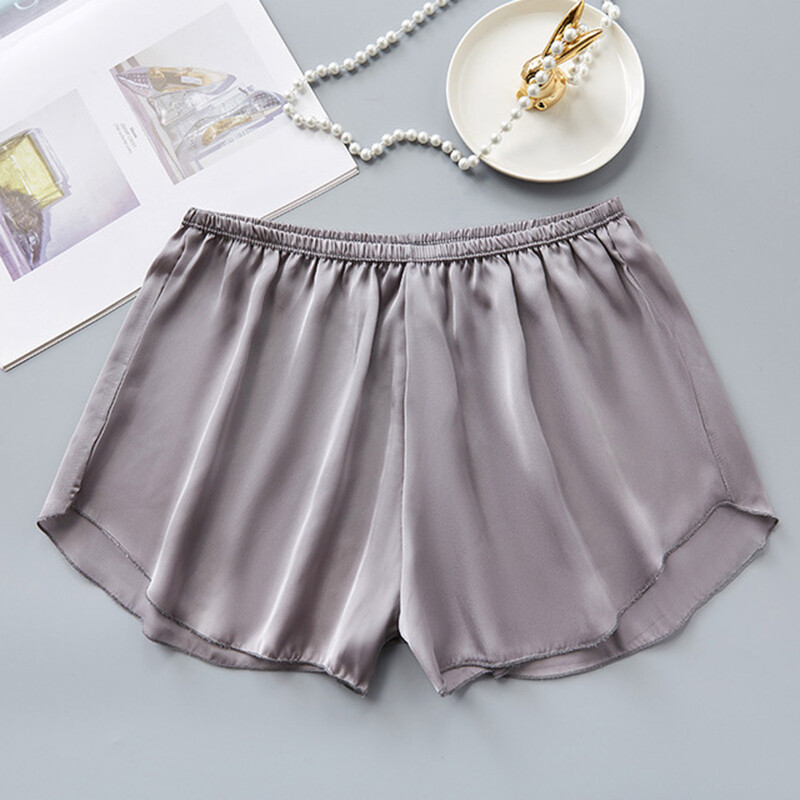 Women’s Satin Pajamas Short Cozy Lightweight Fun Lounge Shorts Sleep Bottoms New