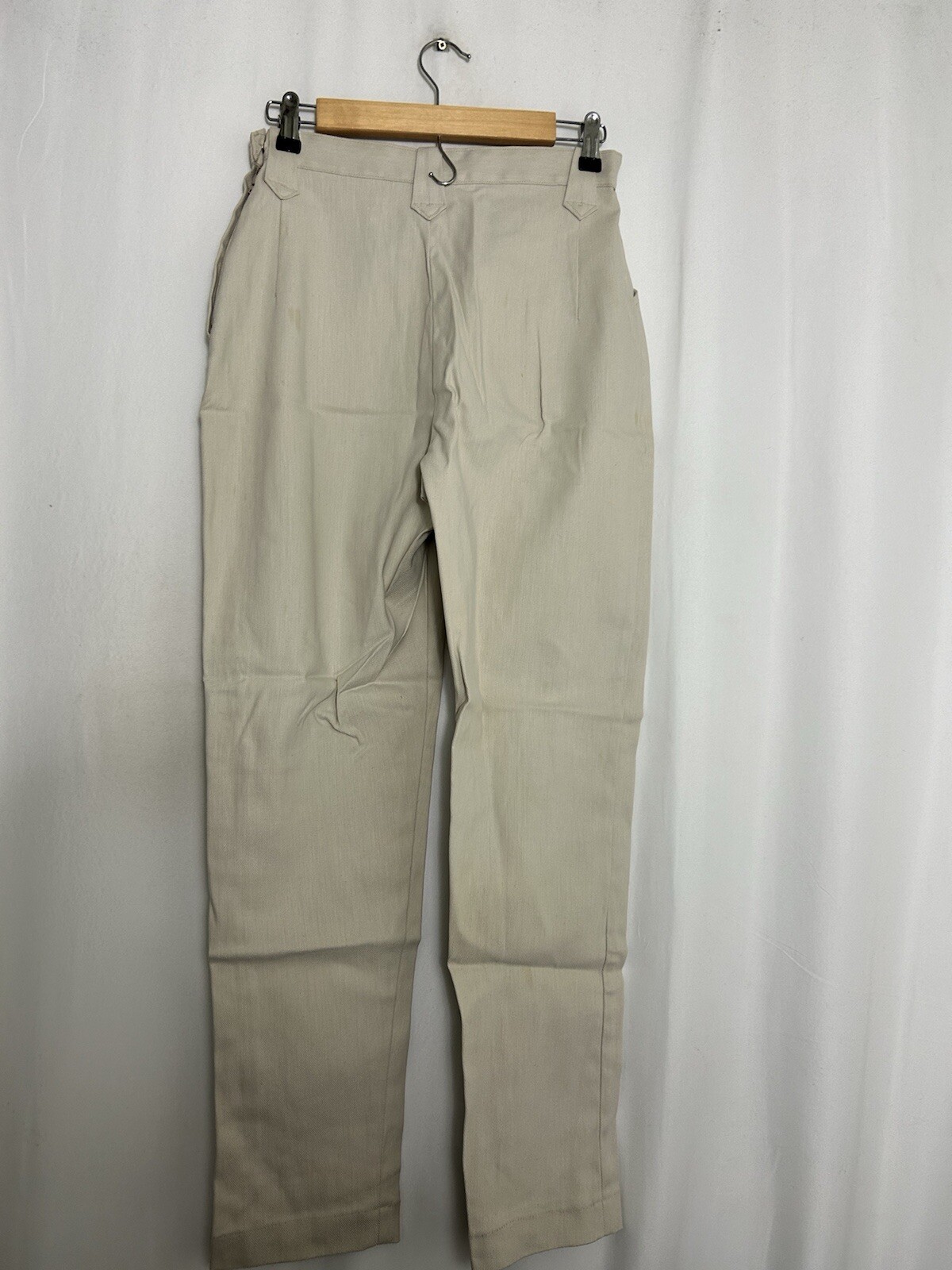 Vintage 1960s Lee Stretch Frontier Lady Twill High Waist 13” Rise Pants 26×29