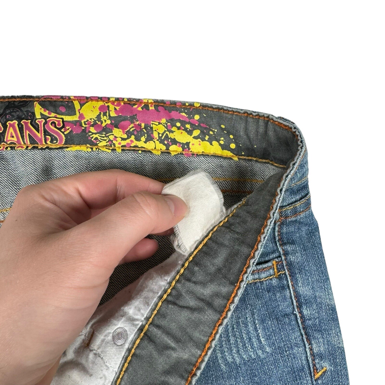 Vintage Y2K Pepe Jeans Women’s size 35×32 – Crosses Pockets – Straight Leg