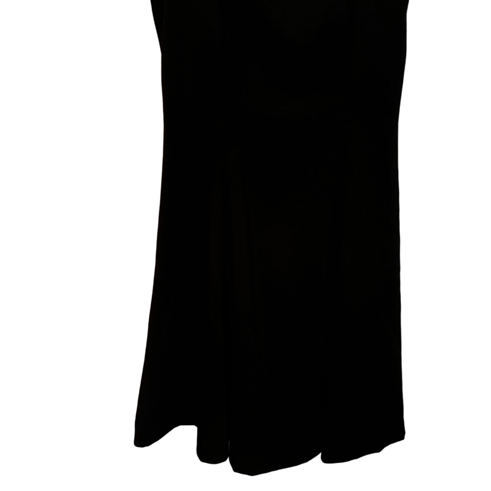 Vintage En Francais Black Dress By Hicky Walter Rhinestone Buttons Size 6