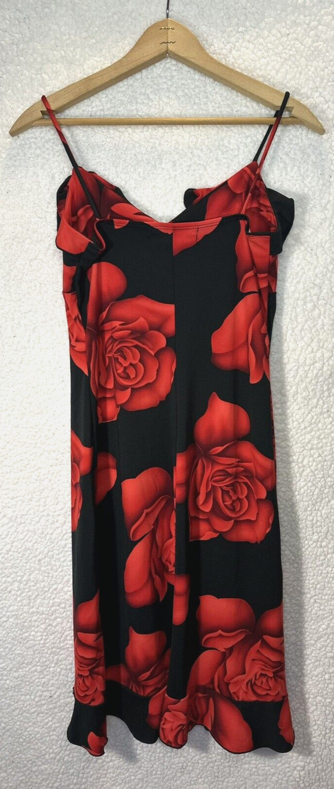 La Belle Rose slip Dress Dead-stock Y2K Fixed Straps