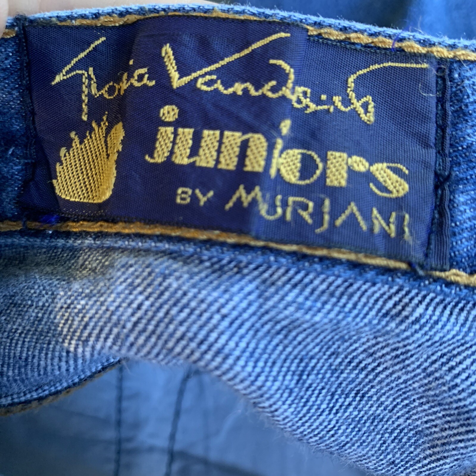 Vintage Gloria Vanderbilt Murjani Jeans PAINTER PANTS High Waist Juniors Size 3