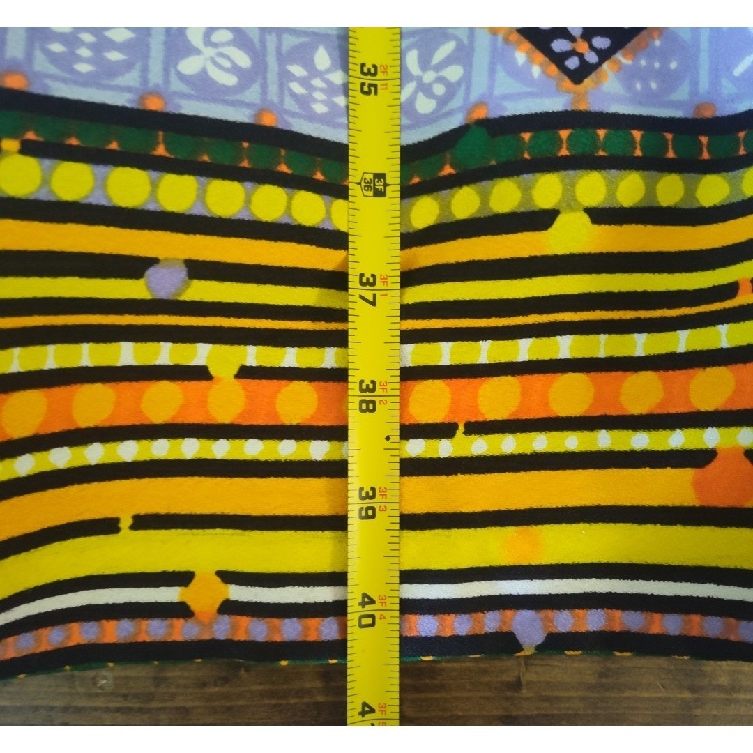 Malbe Originals Vintage Maxi Skirt Size 9/10 Colorful Happy Hippie Festival 70s