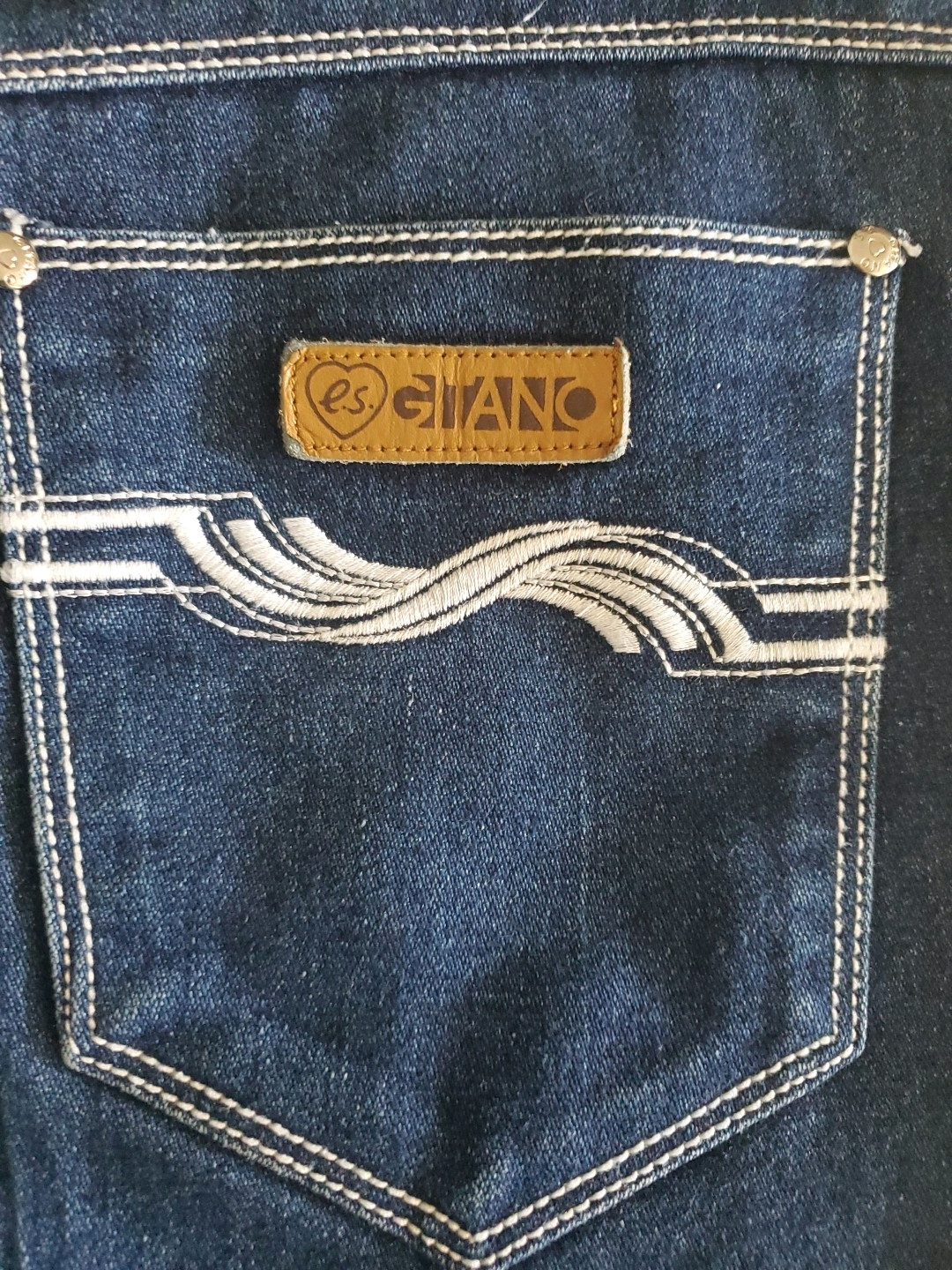 80s Gitano Mom Jeans W28 Inseam 25 Dark Denim Pre-loved