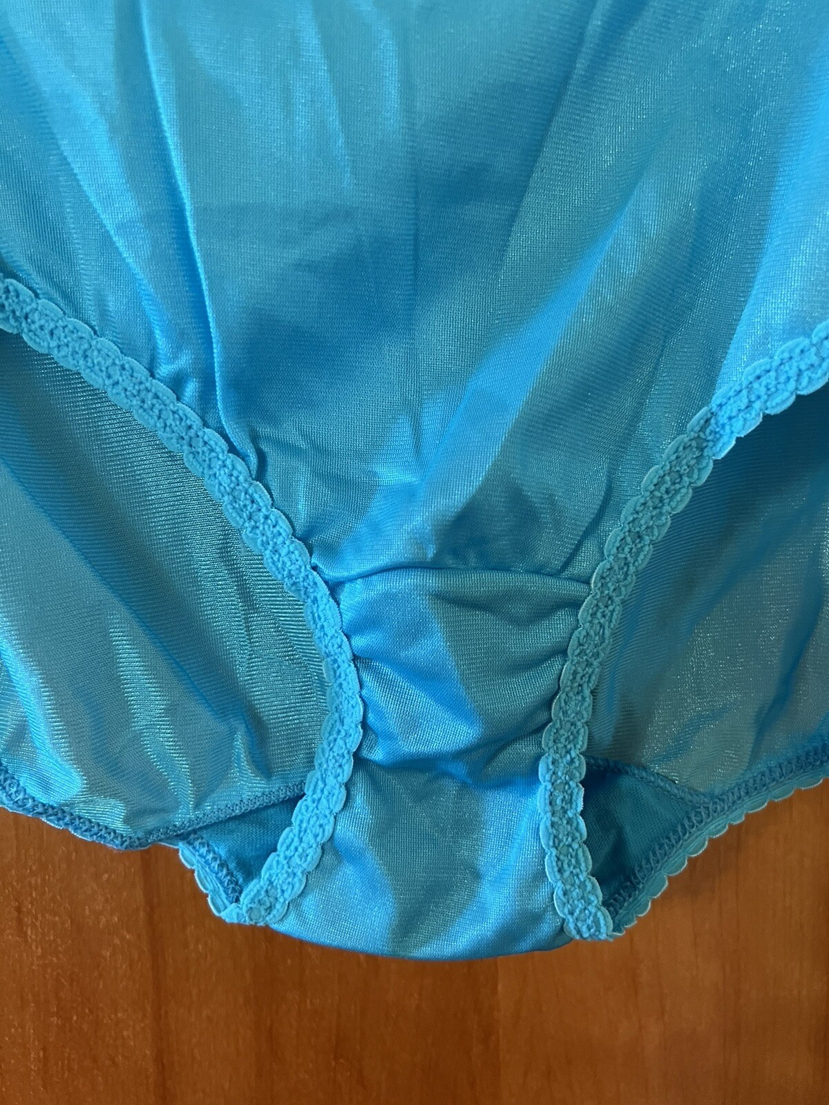 Kmart Panties Underwear Nylon Tricot Blue Panty USA Vintage K-mart NWT Esteem 9