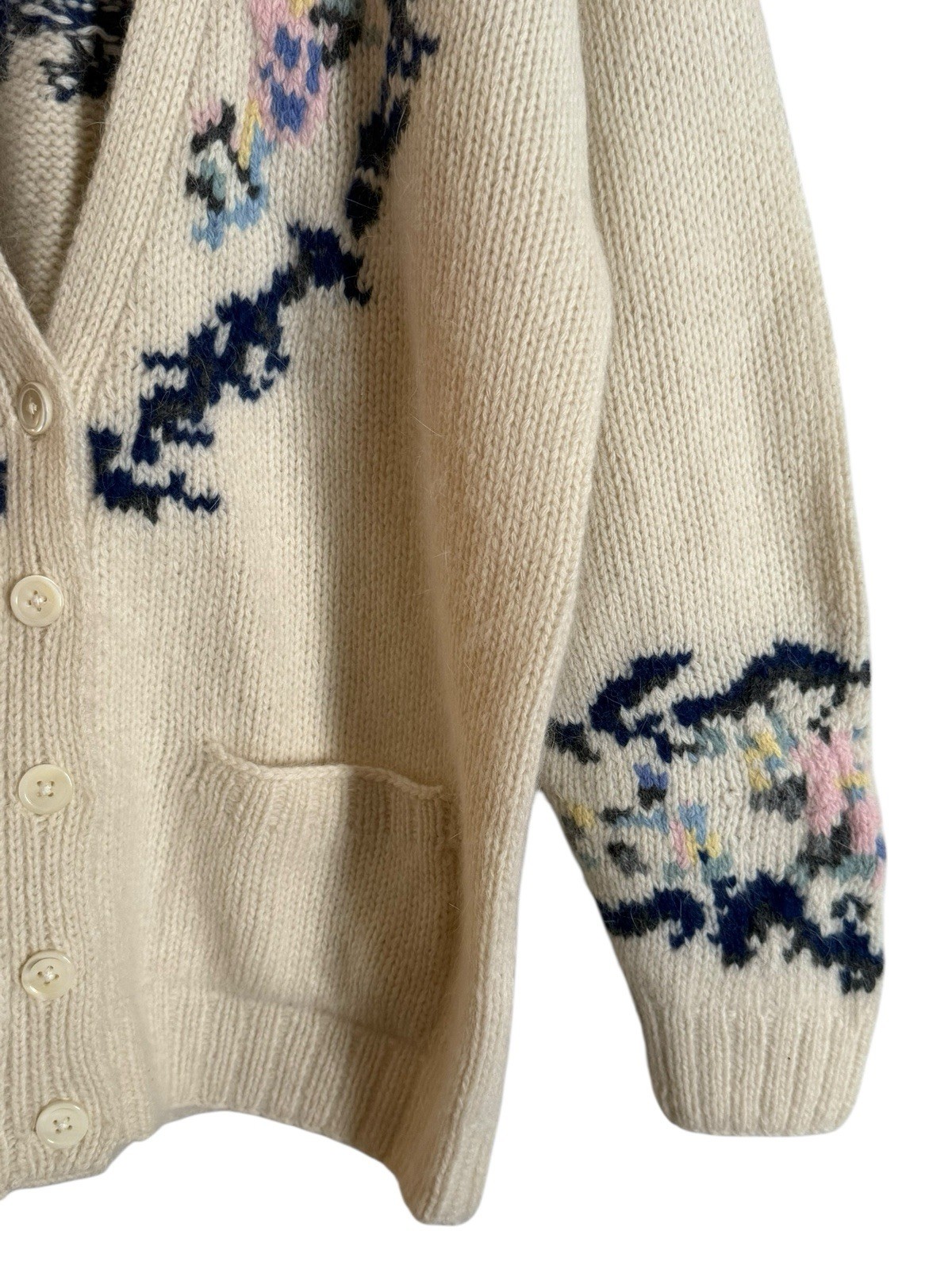 VTG Geoffrey Alexander Private Agenda Lambs Wool Angora Cottagecore Large EUC