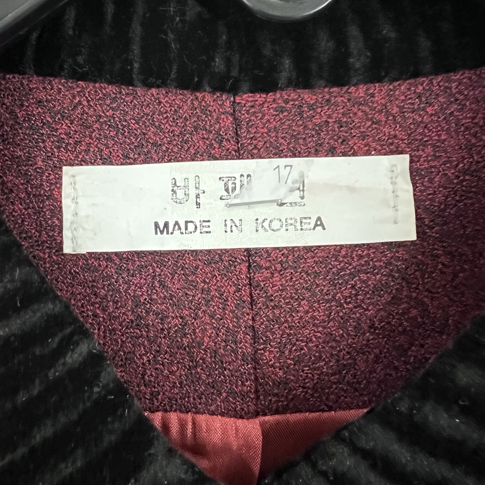 Vintage Asian Mandarin Collar Satin Brocade Velvet Kimono Blazer Cape Jacket