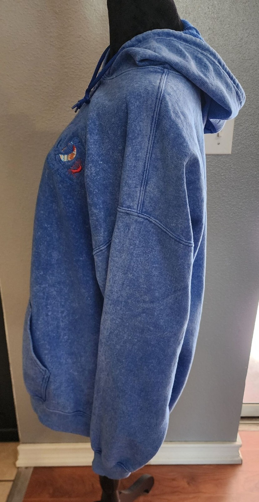 Vintage Gildan Sedona Arizona Blue Women Hoodie Butterfly Embroidery XL