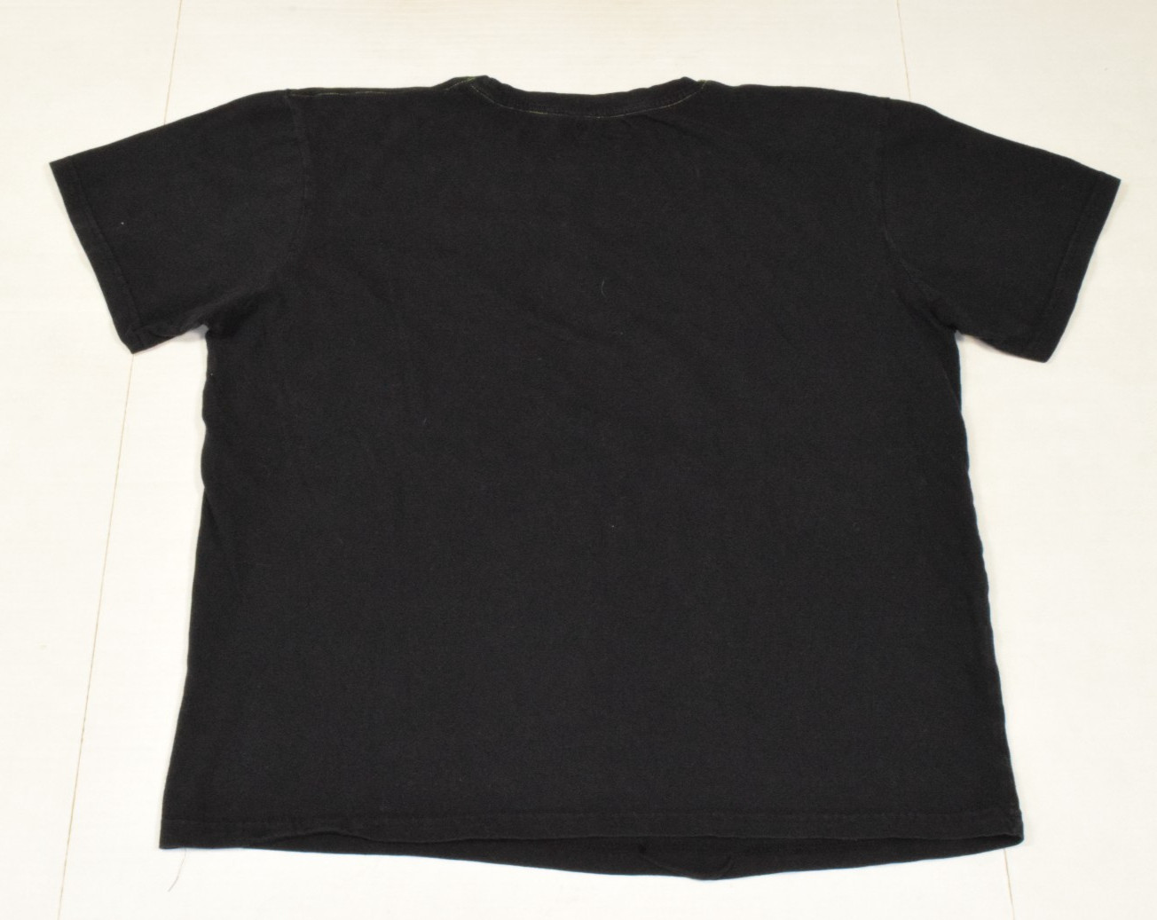 VTG T-Shirt Le Tour de France Size L Y2K Black Cotton 3 Neon Scripts Race Logo