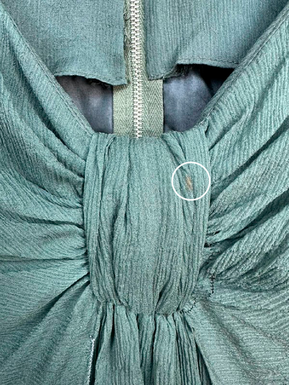 Gina Fratini Vintage 1970s Pure Silk Chiffon Draped Maxi Dress Size UK 10