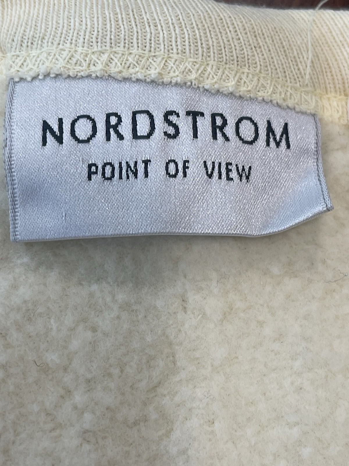 Nordstrom Vintage 1990s All Cotton Ladies Quilted Soft Yellow V-Neck Sweater Med