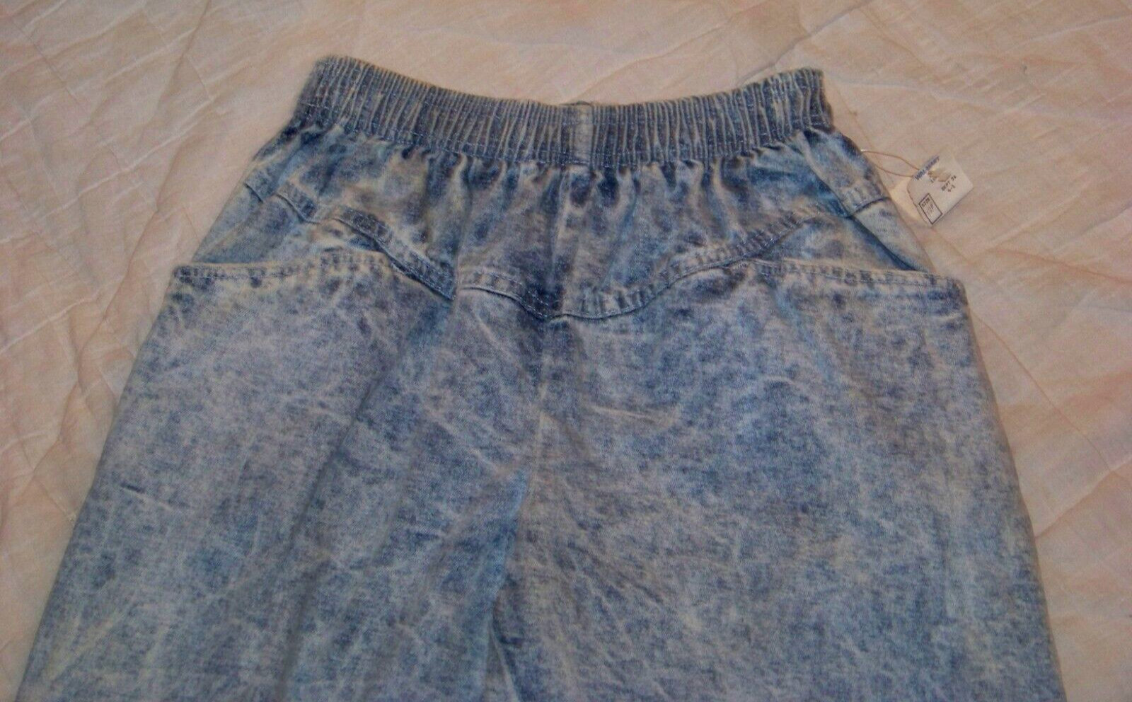 Vintage Fancy Props Pull On Denim Pants – Size 12P – New with Tag