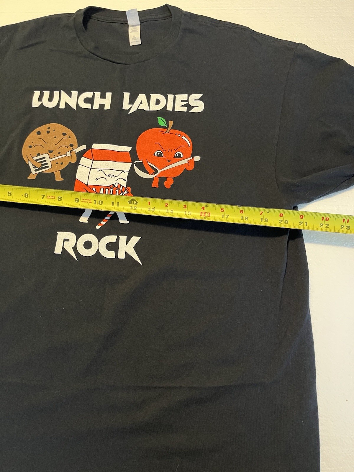 Vintage Lunch Ladies Rock T-Shirt Black Graphic Tee XL