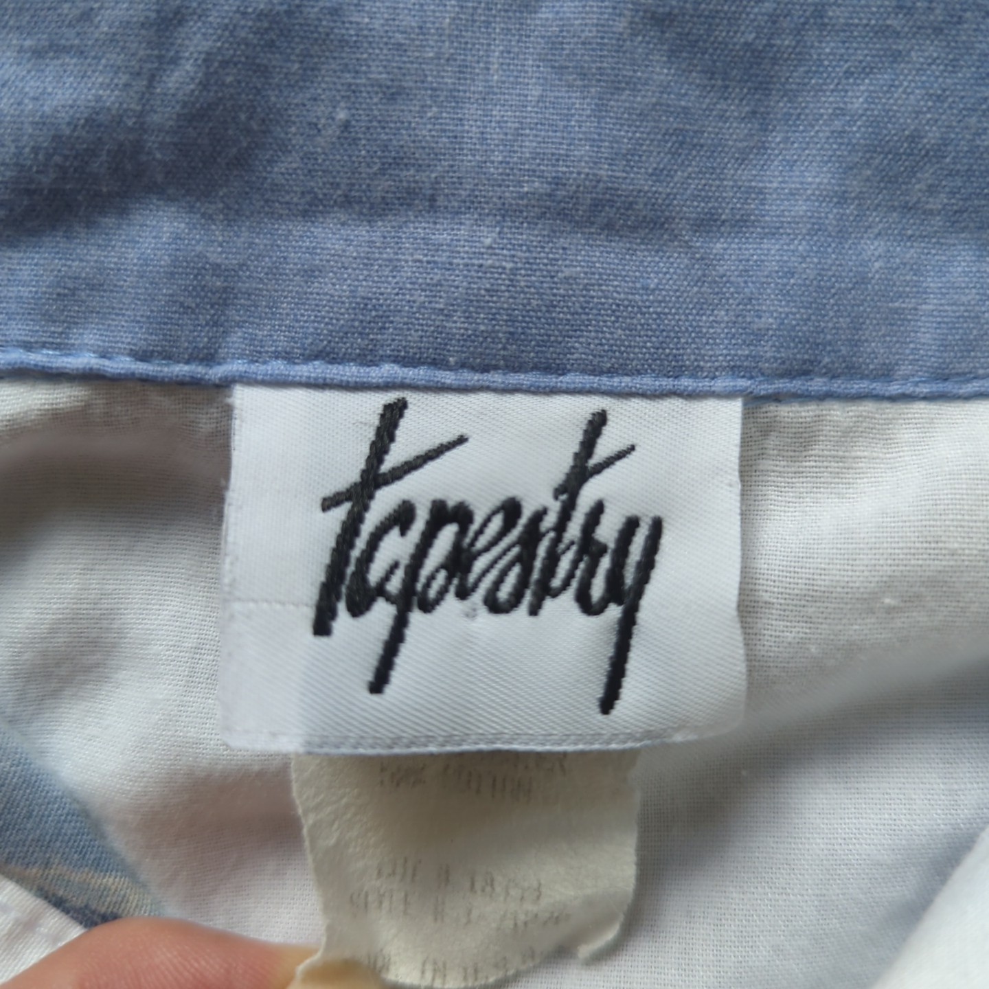 Vintage Tapestry ’80s Funky Art Deco Western Button Down Shirt Blouse Size Small