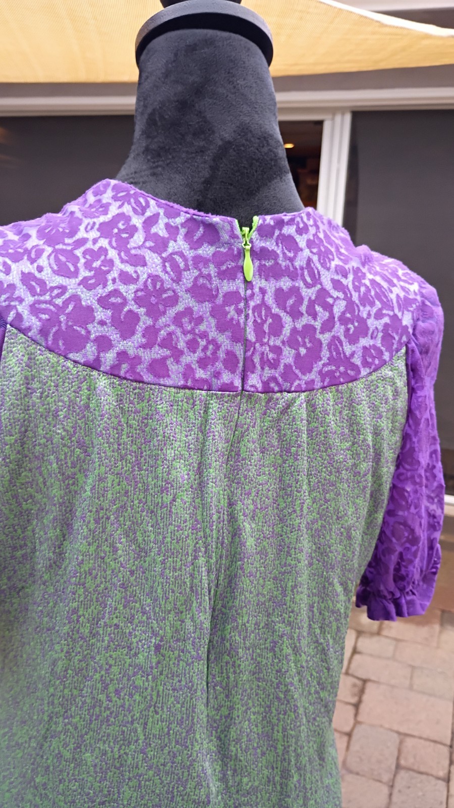 Vintage 1970s Loungewear Purple And Green