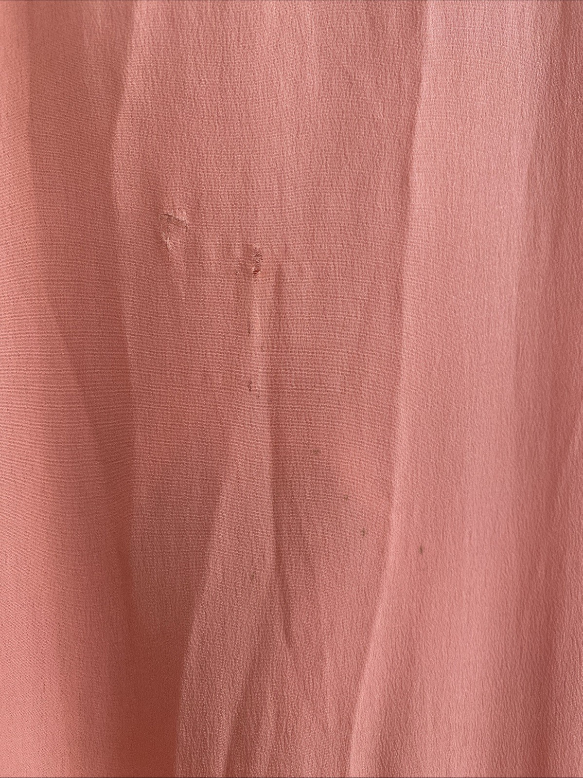 Vintage 20s 30s Pink Silk Crepe Party Dress Minimalist Deco Seams Bow Belt XS S