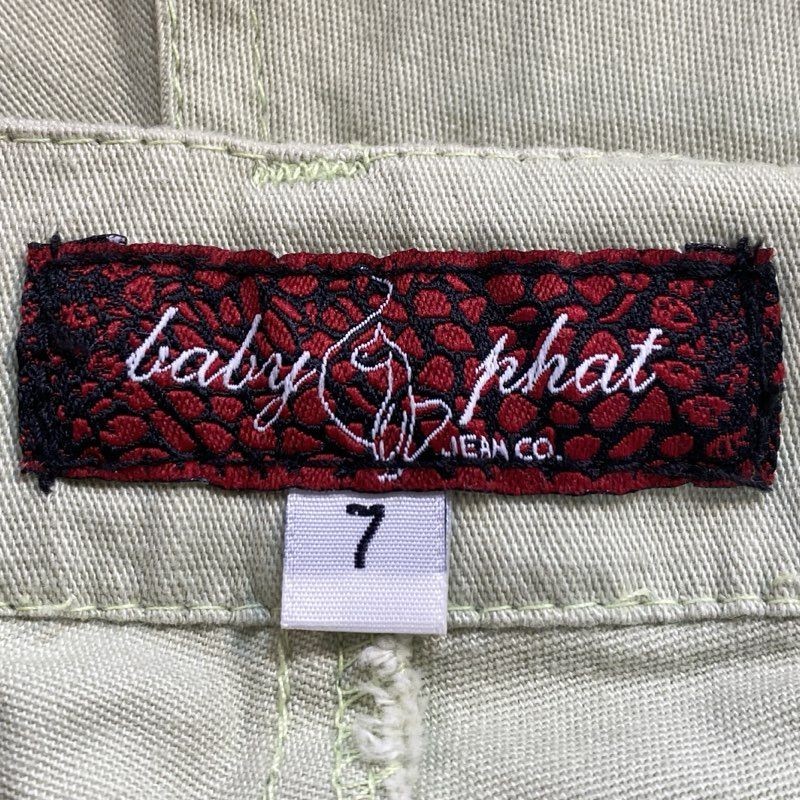 Vintage Y2K Baby Phat Women’s Green Stretch Twill Jeans Made in USA NWT Sz 7