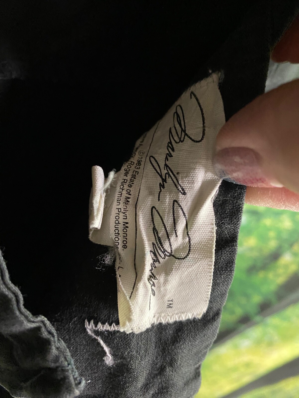 Marilyn Monroe Vintage Black Halter Dress 11/12 1983 Estate of Marilyn Monroe