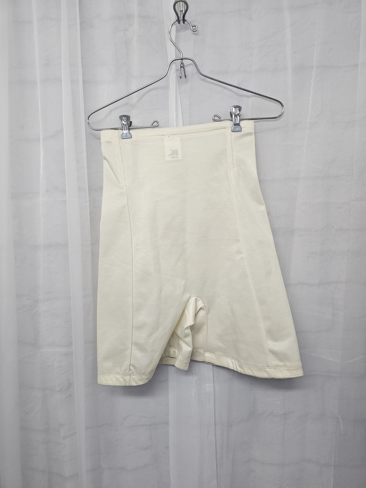 Vintage Crown-ette Cream Shaping Shorts Girdle Bodycon Stretch S