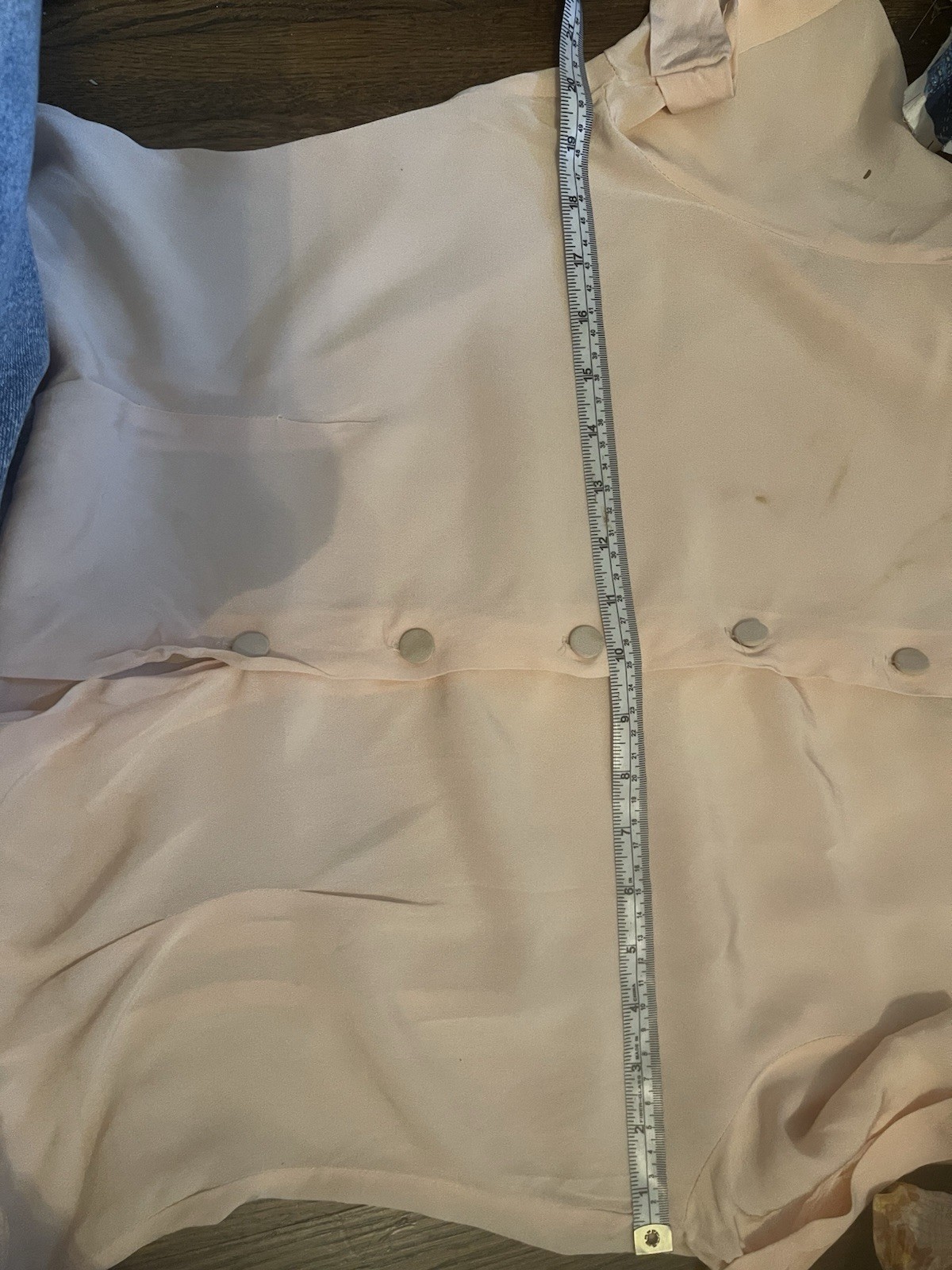 Petal Pink Late 1940s 40s Early 1950s 50s Rayon Blouse M L
