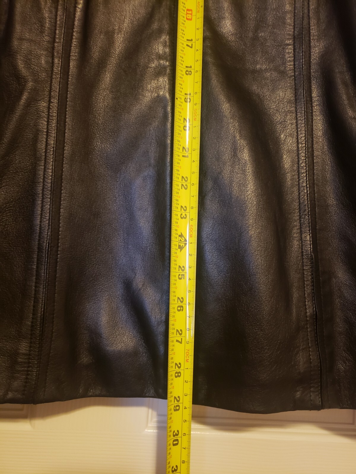 Jacquelin Ferrer Lined Genuine Lambskin Jacket Size Large