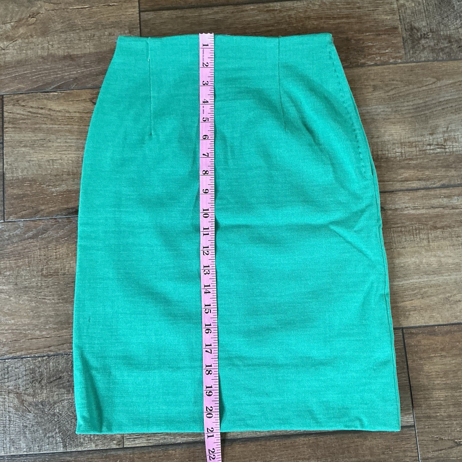 VTG Cyrano by Sebastian Wool 2-PC Set Green Sweater Skirt Women’s Size S #81013