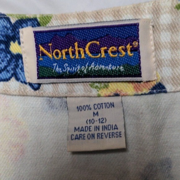 Vintage 90s Floral Print Cottagecore Festival Button Up Vest Size Medium