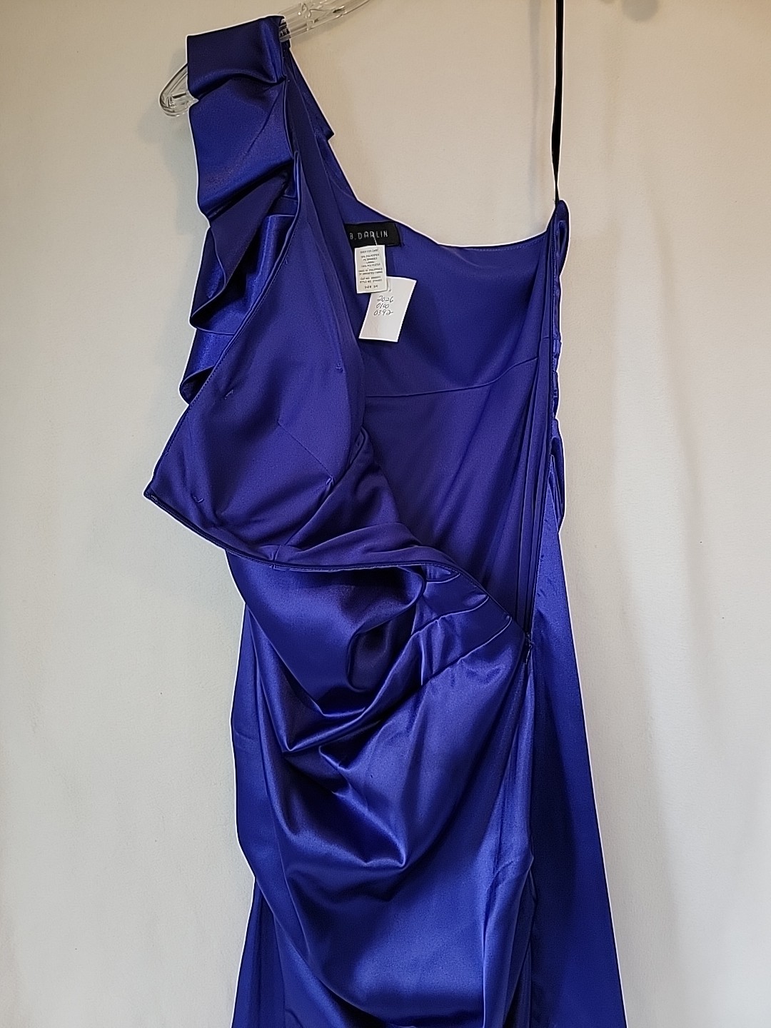 Royal Blue Sleeveless Vintage 90’s Cocktail/Prom Dress, Sz 5/6 By B.Darlin