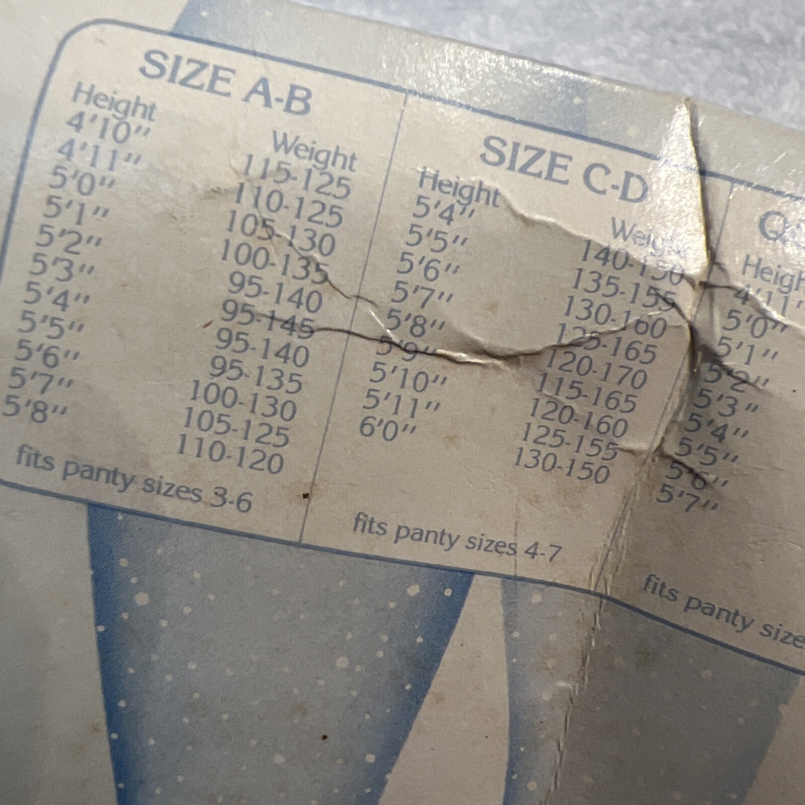 New Vintage 1983 Hanes Winteralls Underalls Pantyhose Brown Size C-D Style 380