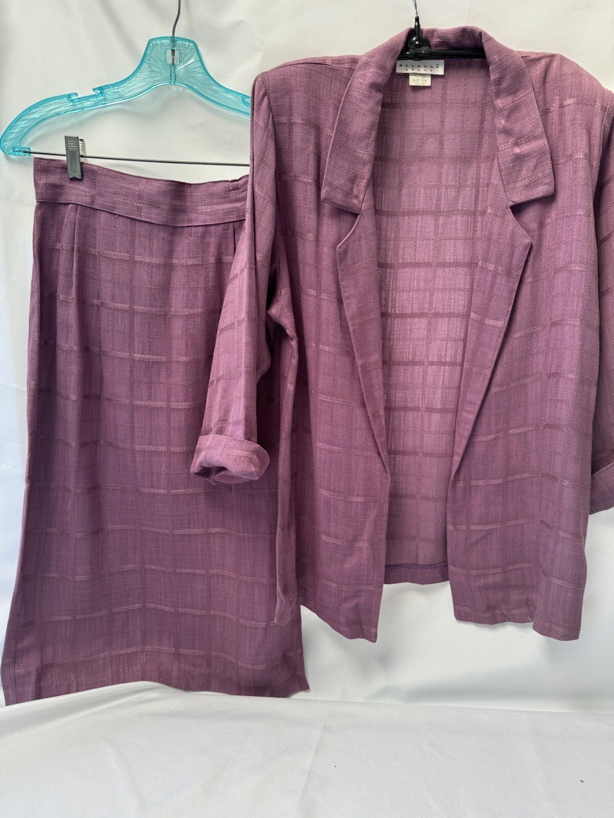 Vintage Melrose Sport Blazer And Skirt Set
