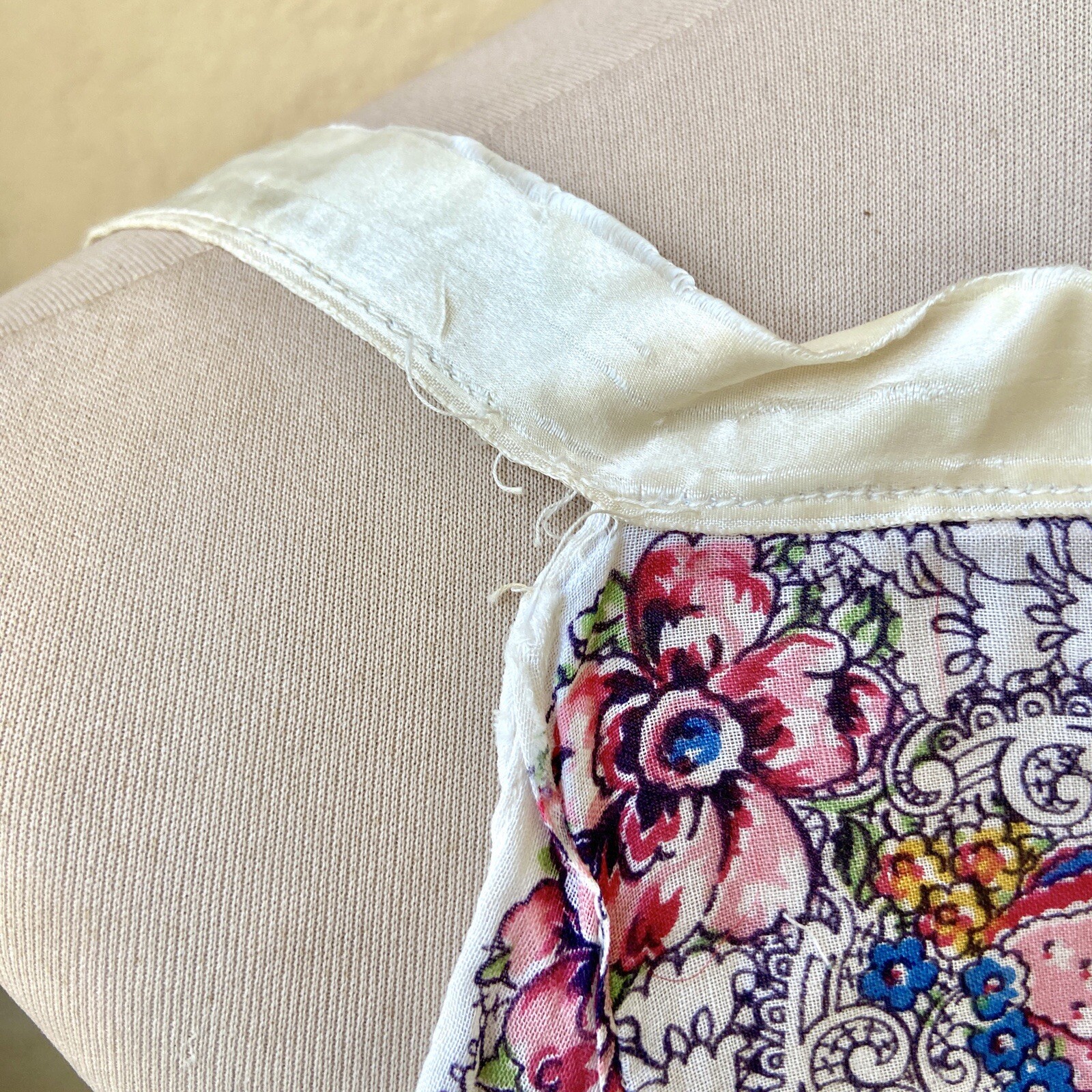 Stunning 1920s Antique Rococo Revival Floral Apron | Flapper Deco 1930s