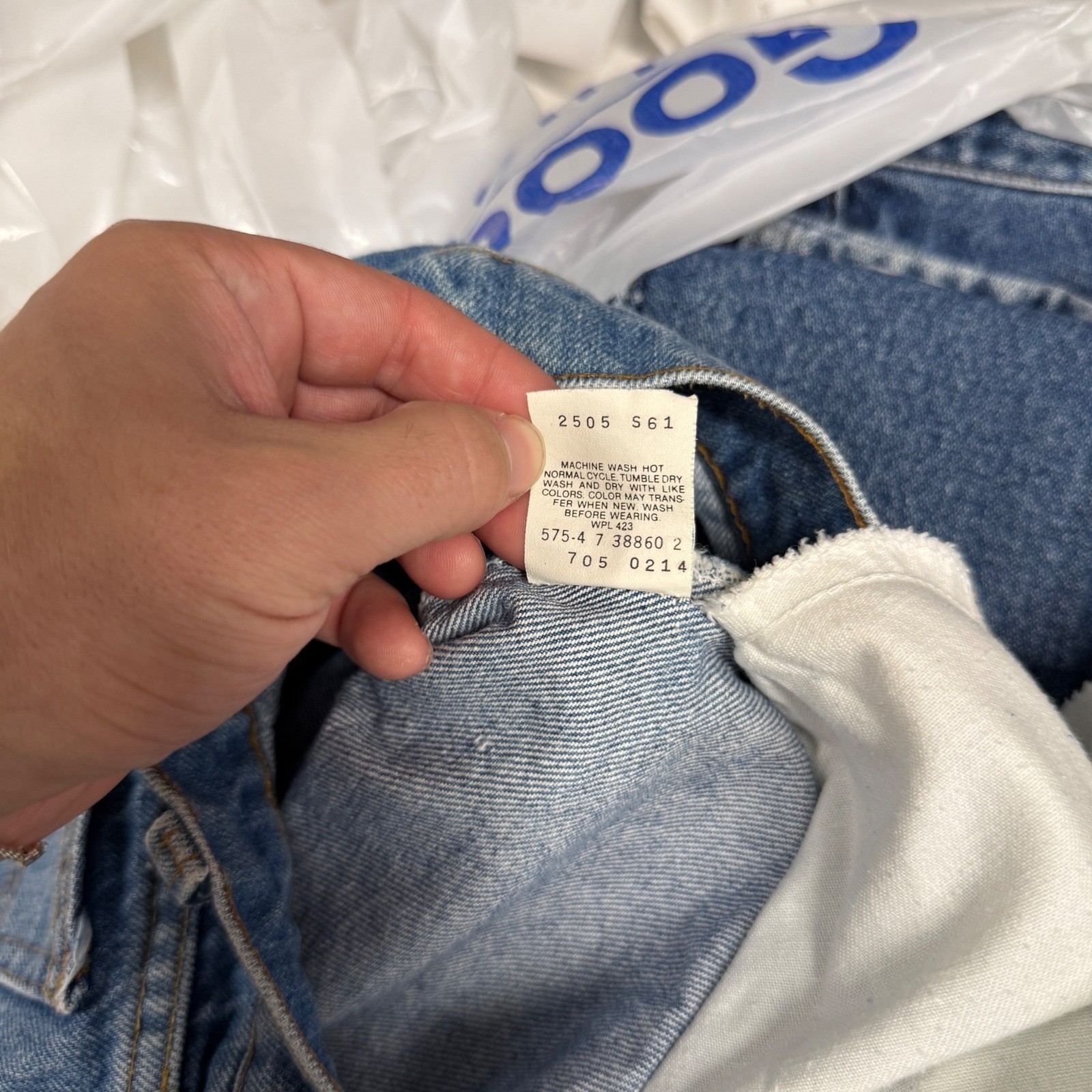 Vintage Levi’s 705 Student Jeans Blue Orange Tab Women’s Made in USA 27 x 27